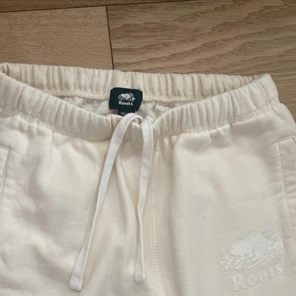 Roots sweat pants size xs in cream colour - Picture 1 of 2